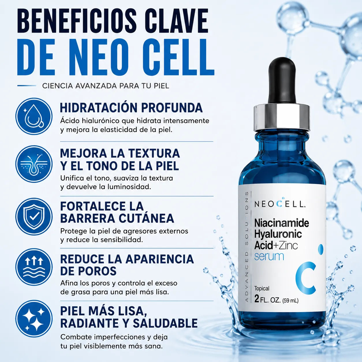 NeoCell™ — Piel Más Clara, Hidratada y Sin Marcas