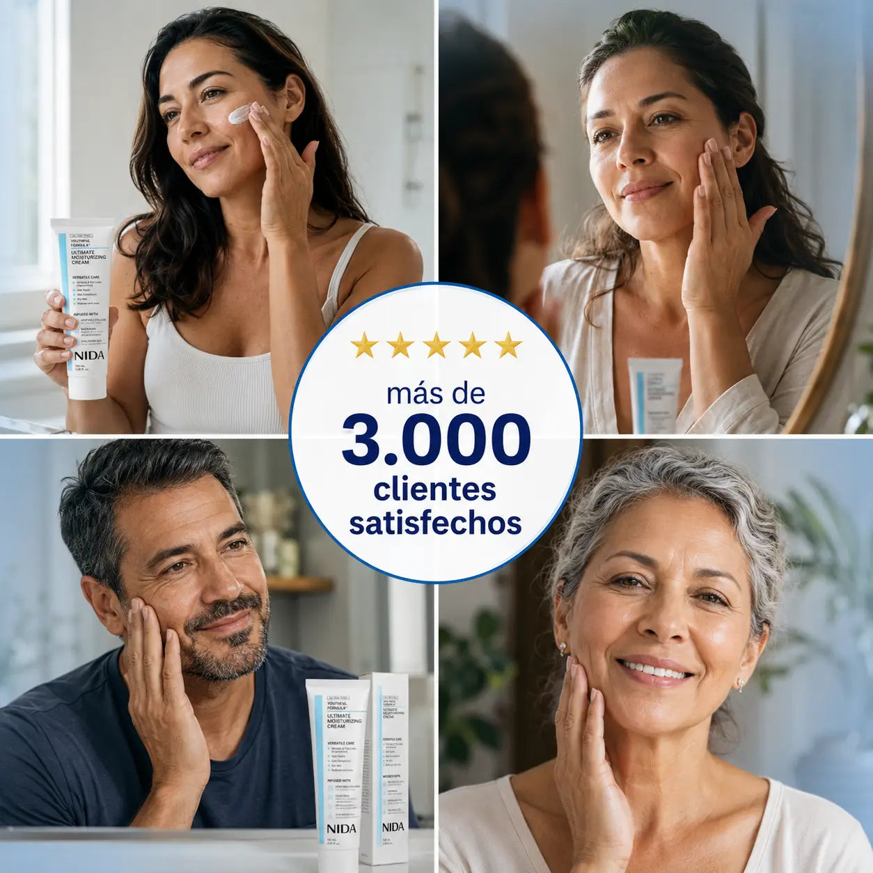 Crema Nida ® Tu piel no tiene que delatar tu edad.