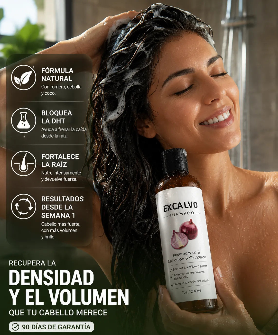 Tratamiento Capilar - Recupera el volumen de tu cabello en 90 días o te devolvemos tu dinero