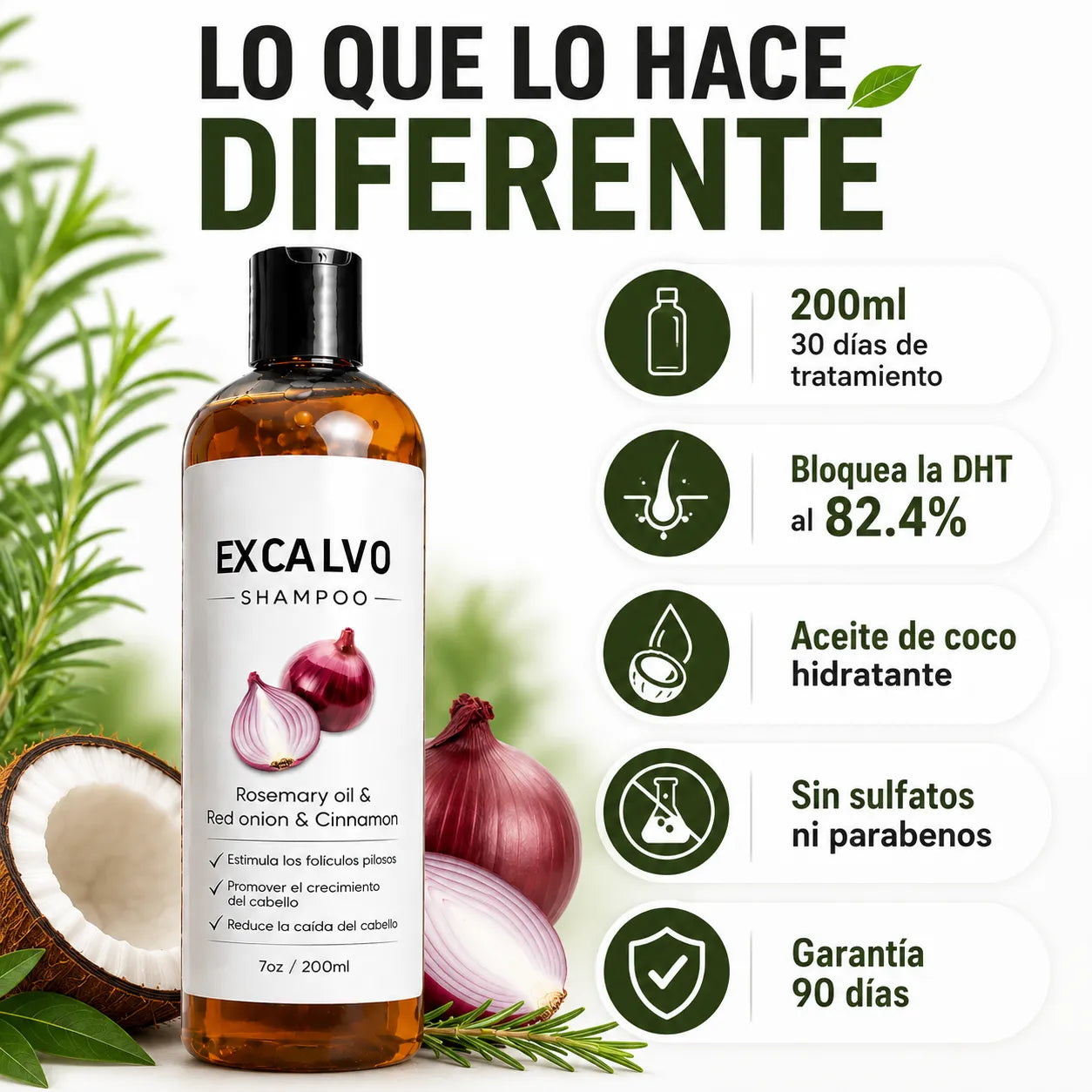 Tratamiento Capilar - Recupera el volumen de tu cabello en 90 días o te devolvemos tu dinero