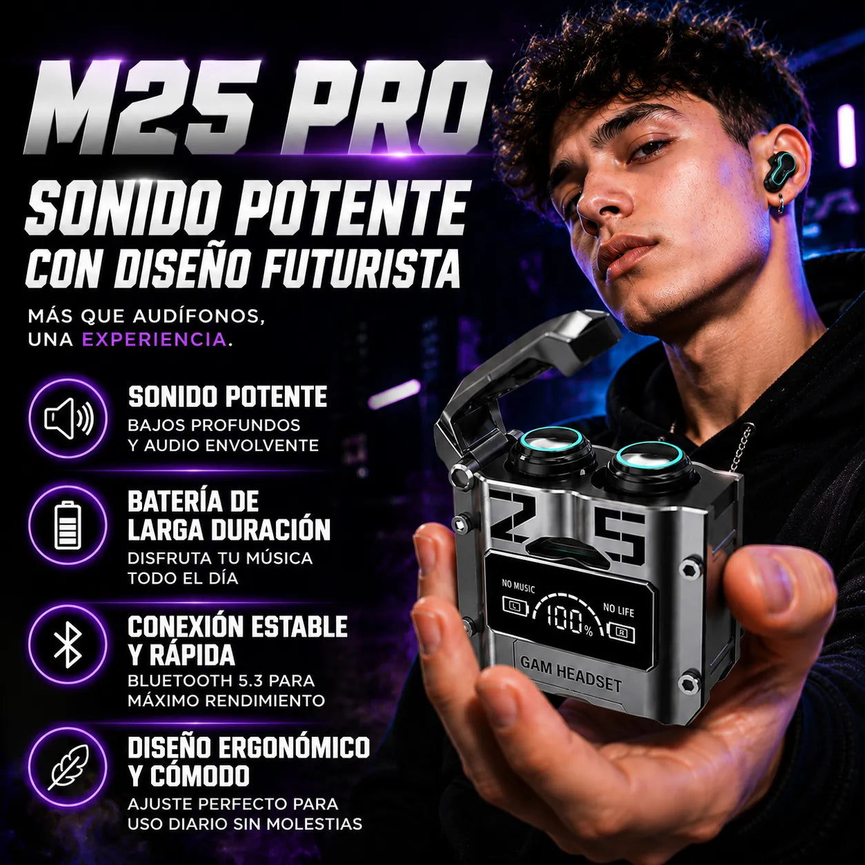 M25 Pro — Potencia extrema que se escucha y se siente 🔥