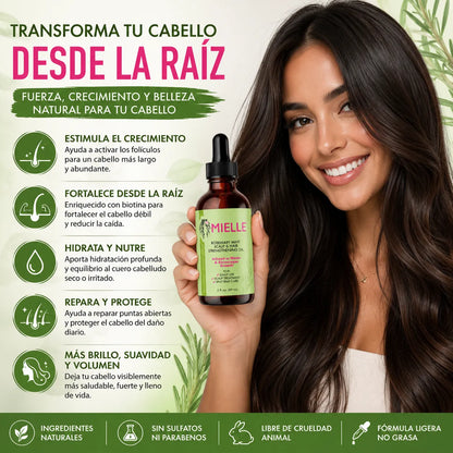 Mielle Rosemary Mint — Recupera tu cabello desde la raíz 🔥