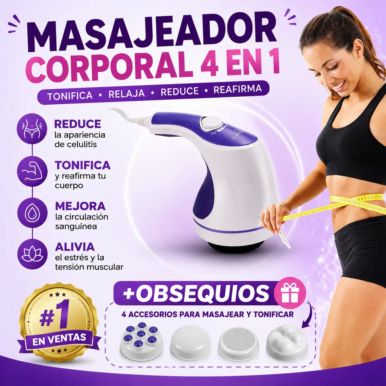 BodyRelax™ – Moldea tu Figura y Recibe 4 Accesorios Extra