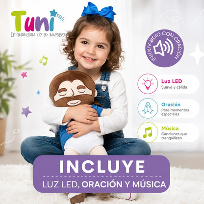 PELUCHE DE JULIETTA| INCLUYE AUDIO Padre Nuestro y Angel de mi Guarda
