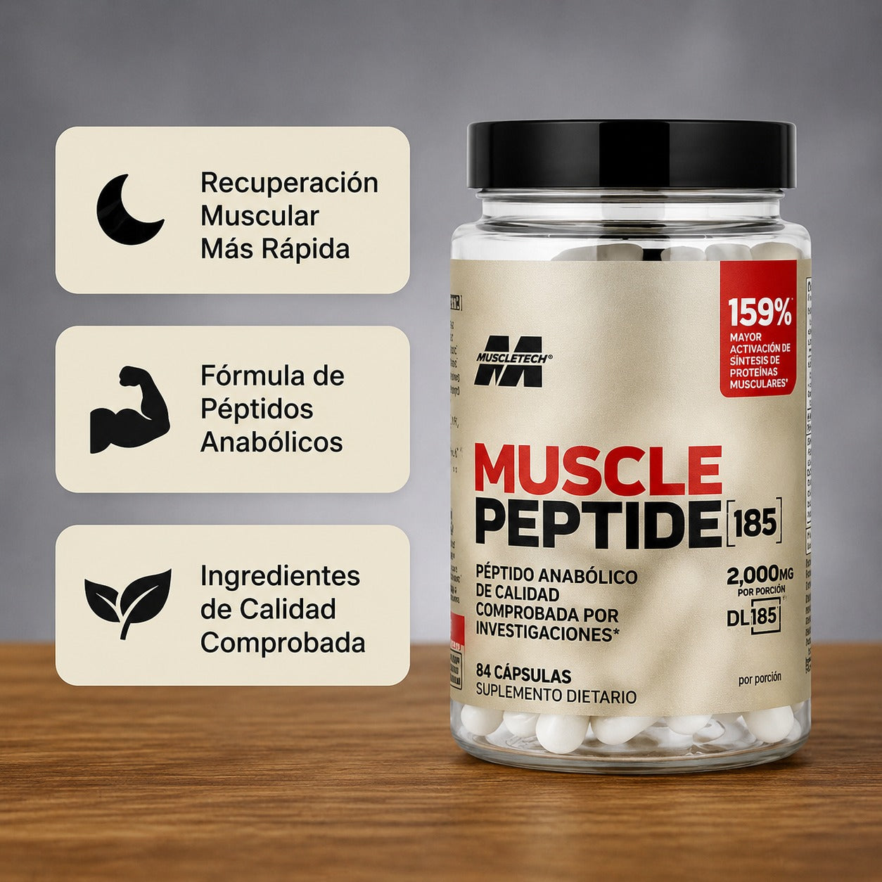 Muscle Peptide™ | Soporte para Fuerza, Rendimiento y Recuperación