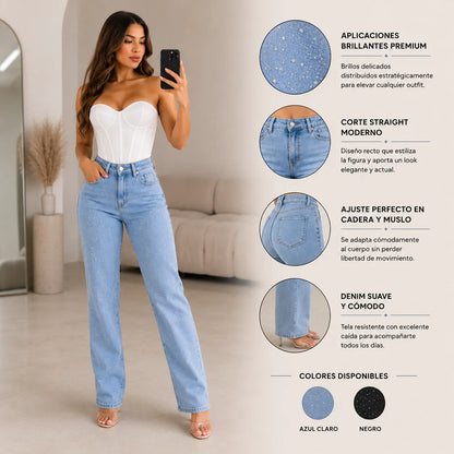 Jean Crystal™ | Comodidad, estilo y brillo en una sola prenda