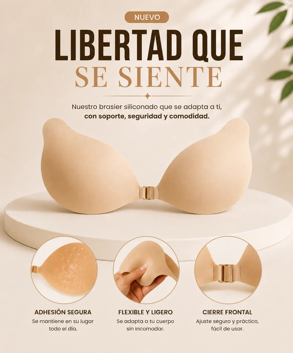 Escote Perfecto™ | El Brasier Invisible que Realza tu Figura al Instante