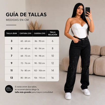 Jean Crystal™ | Comodidad, estilo y brillo en una sola prenda