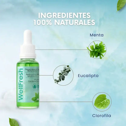 Well Fresh™ | Gotas naturales para el mal aliento + 4 Regalos 🎁