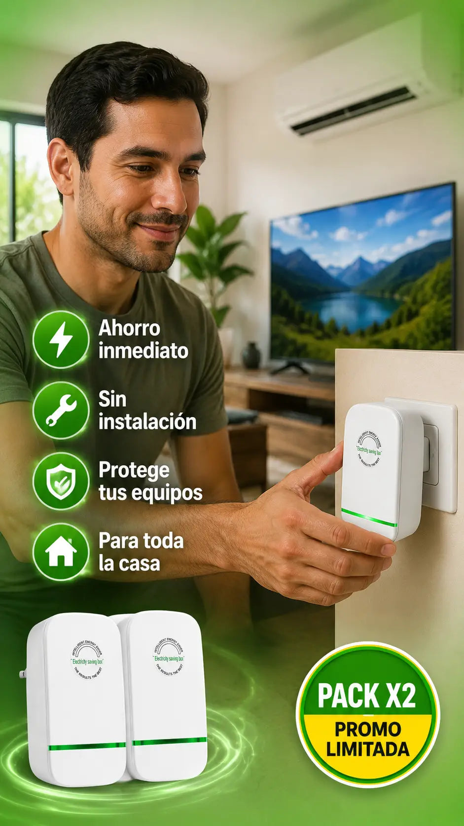 Ahorrador de energia - Baja tu factura de luz definitivamente