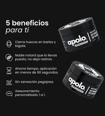 Bálsamo para Crecimiento de Barba Ultra Potente con Minoxidil 20%