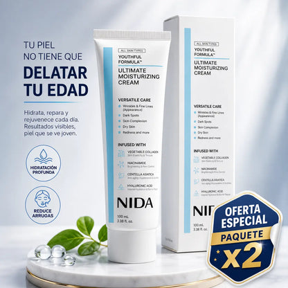 Crema Nida ® Tu piel no tiene que delatar tu edad.