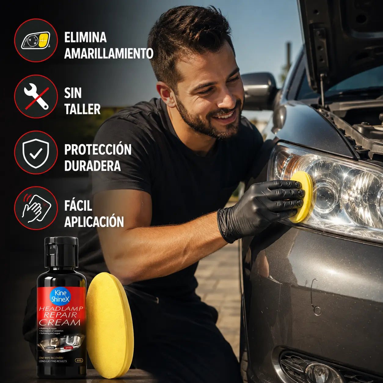 CREMA DE RESTAURACION DE FAROS | KineShineX