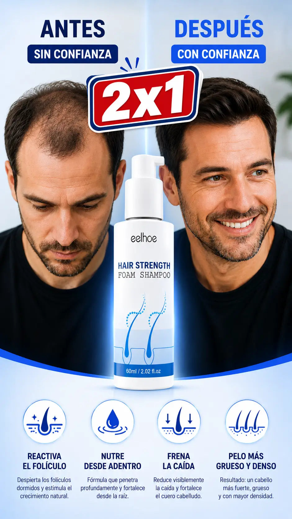 Pro Hair -  Deja de perder pelo en la ducha