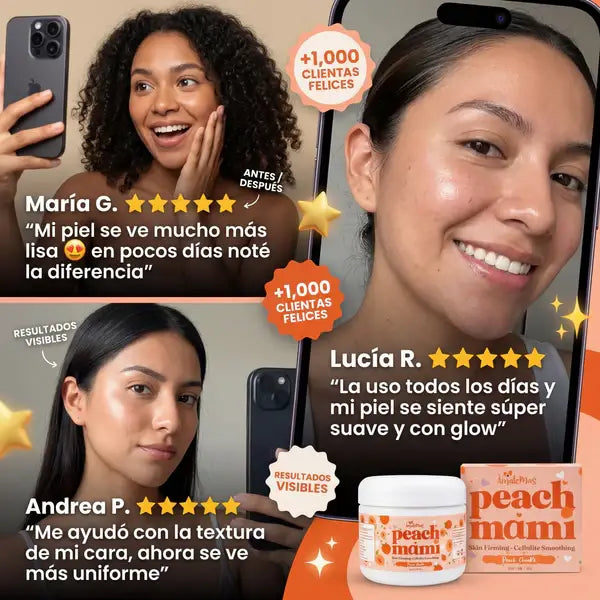 PEACH MAMI-Piel más firme y suave desde la primera aplicación 🇺🇸