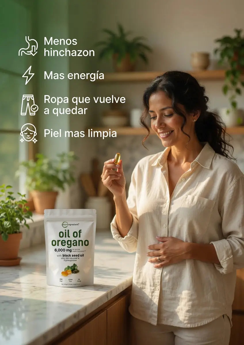 Aceite de orégano concentrado | Es el hongo Candida acumulado que nadie te diagnosticó.