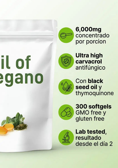 Aceite de orégano concentrado | Es el hongo Candida acumulado que nadie te diagnosticó.