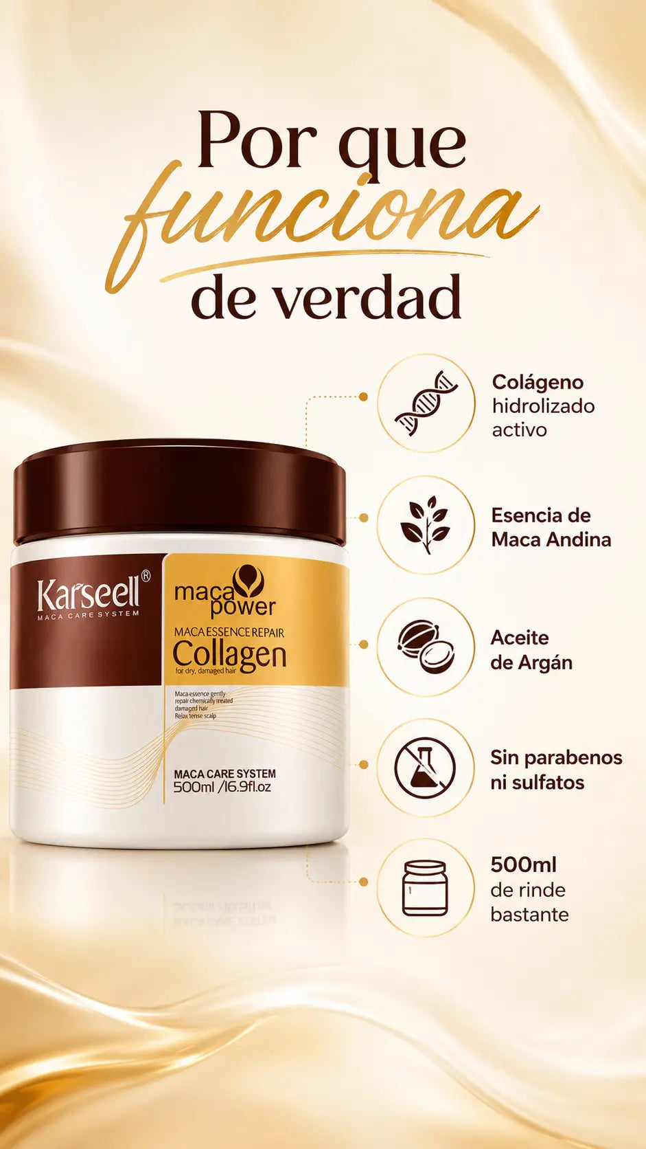 KARSEELL MASCARILLA CAPILAR DE COLÁGENO